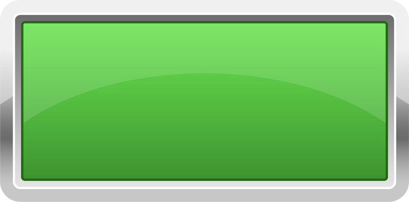 Green Rectangular Label Banner with Metallic Borders